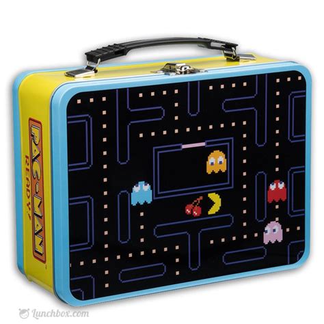 pac man lunch box metal|pac man backpack and lunchbox.